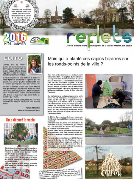 Reflets du mois de janvier 2016