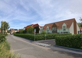 Illustration des logements Barbier depuis la rue Barbier